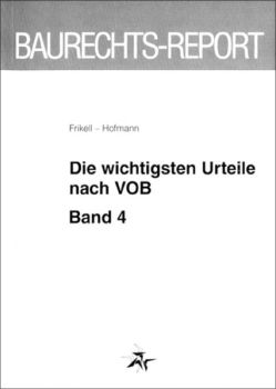 Die wichtigsten Urteile nach VOB